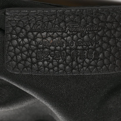 Salvatore Ferragamo Calfskin May Clutch Black 7 of 8