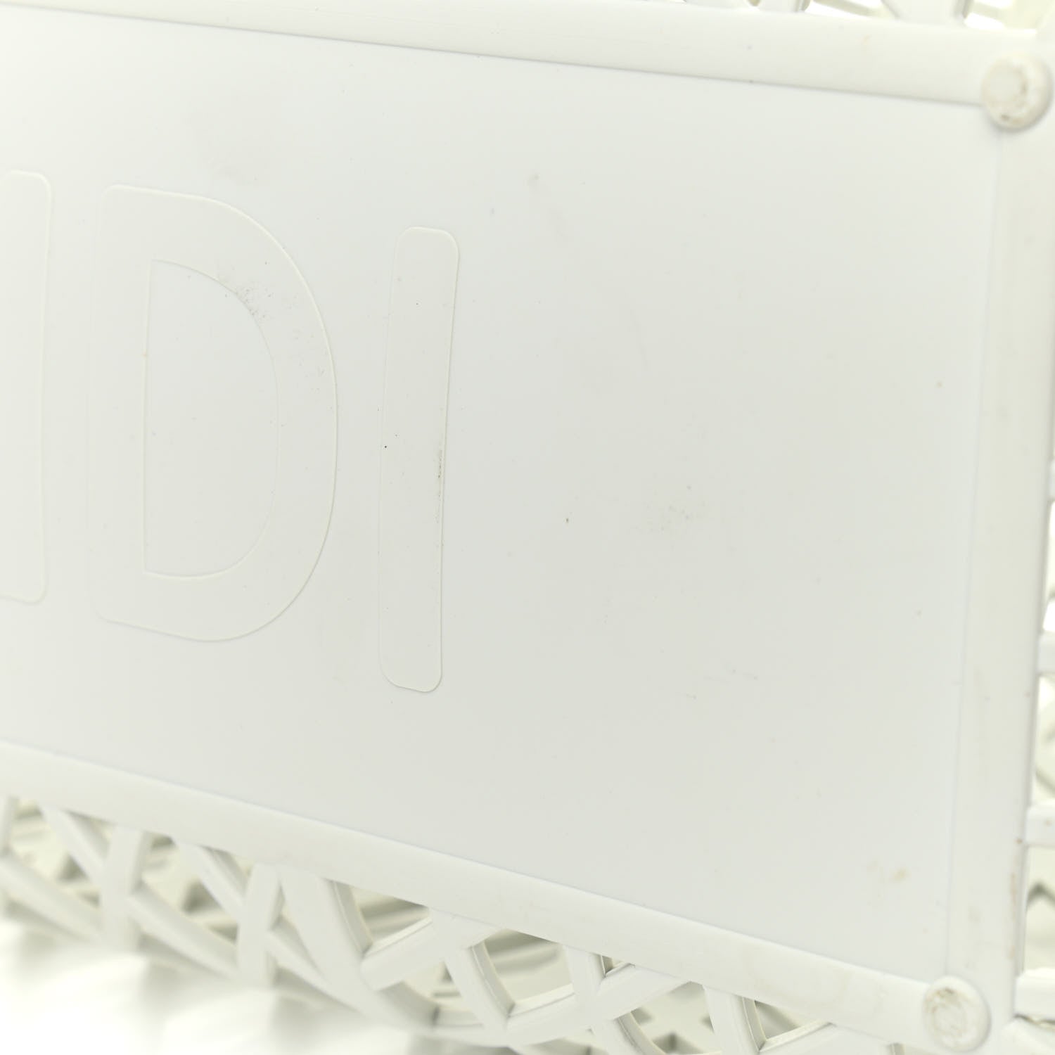 Fendi Recycled Plastic Vitello Liberty Matte Medium Fendi Basket White Ice 7 of 13