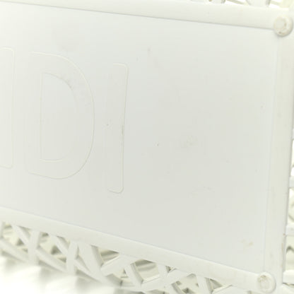 Fendi Recycled Plastic Vitello Liberty Matte Medium Fendi Basket White Ice 7 of 13