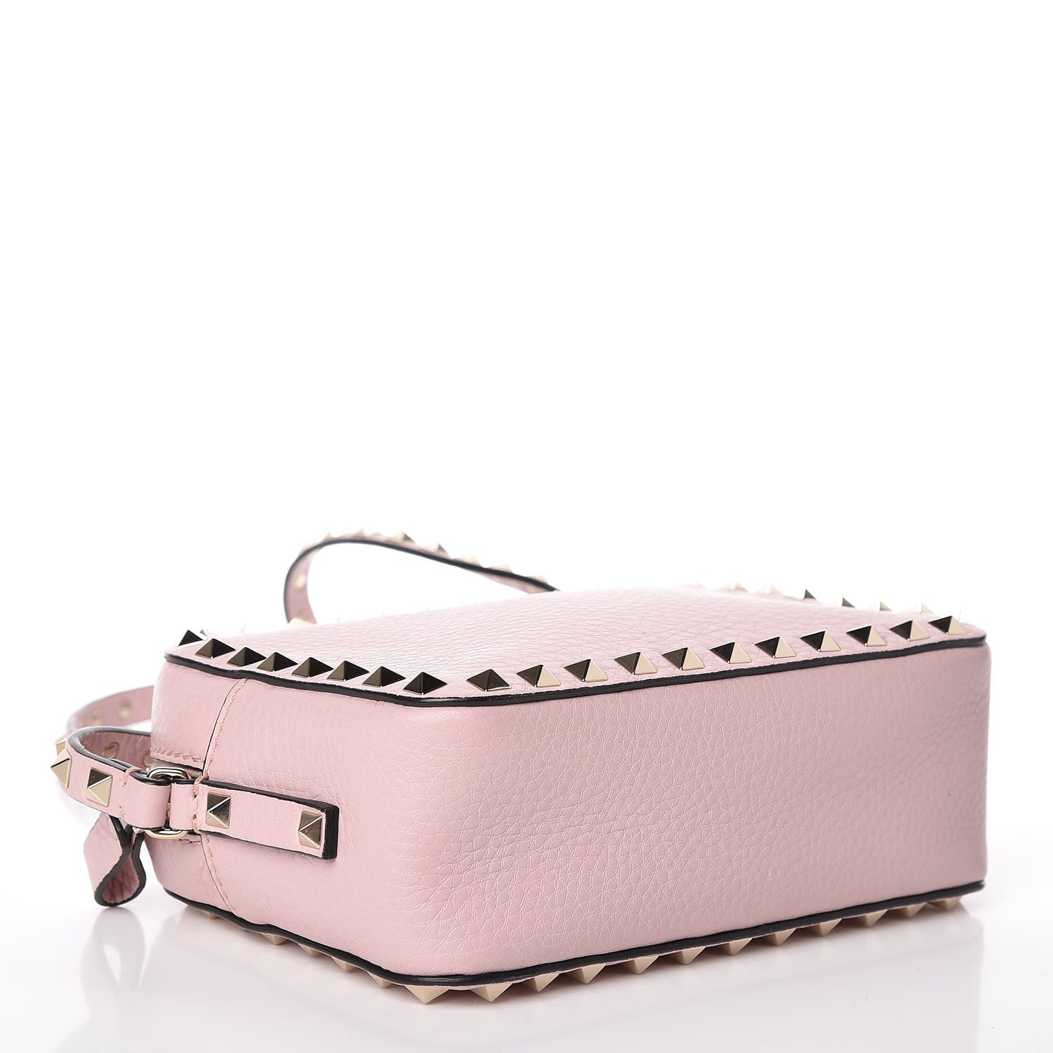 Valentino Garavani Calfskin Rockstud Camera Crossbody Bag Water Rose 4 of 8