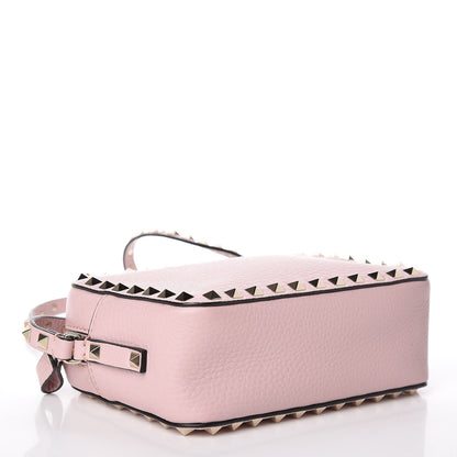 Valentino Garavani Calfskin Rockstud Camera Crossbody Bag Water Rose 4 of 8