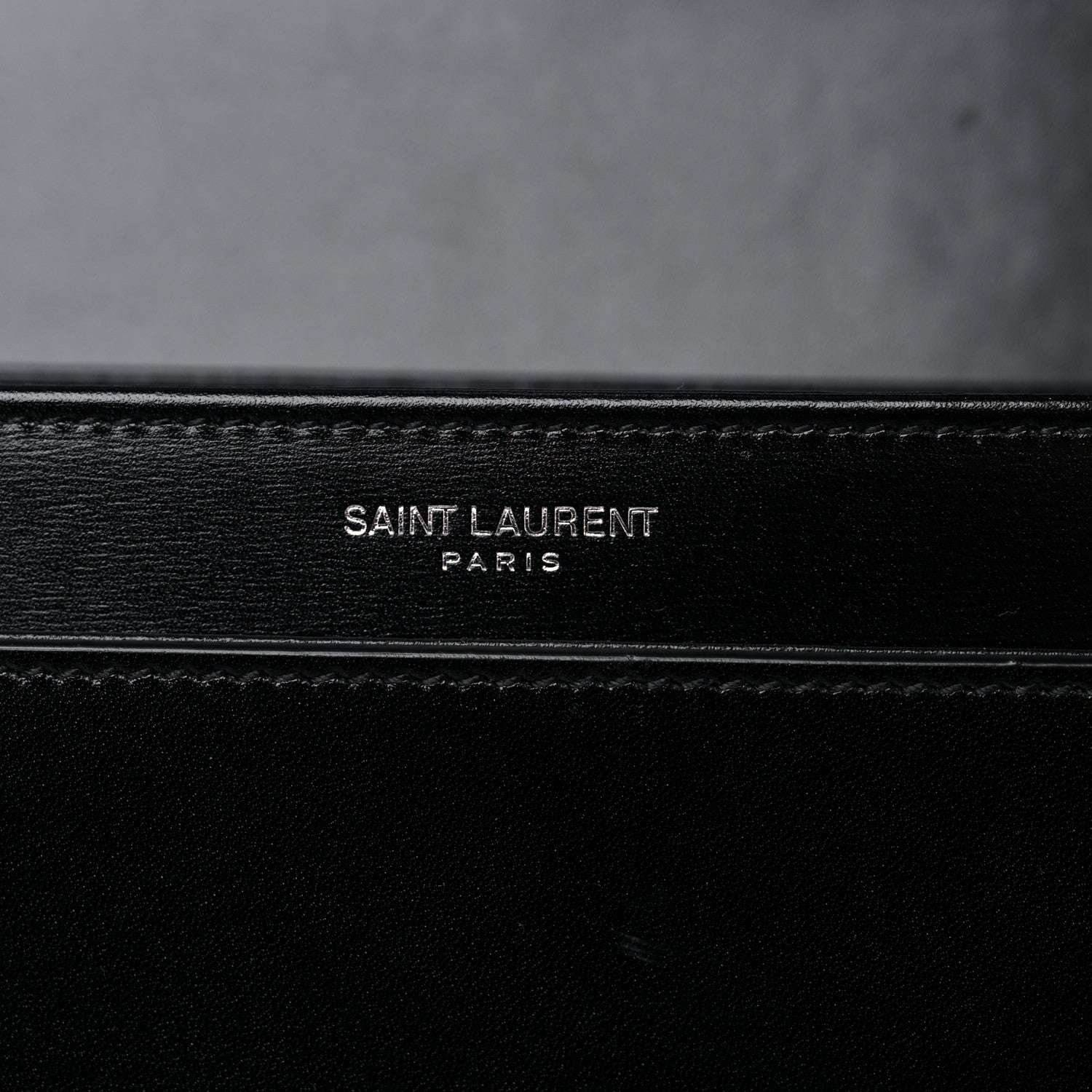 Saint Laurent Box Calfskin Monogram Medium Solferino Satchel Black 5 of 9