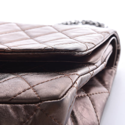 Chanel Metallic Aged Calfskin Quilted 2.55 Reissue 227 Flap Bronze 12 of 23