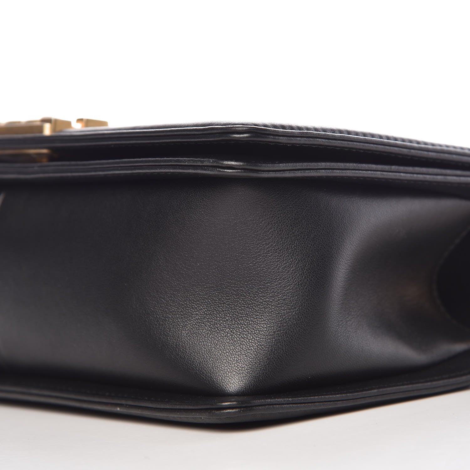 Chanel Calfskin Chevron Embroidered Medium Boy By The Sea Flap Black 7 of 10