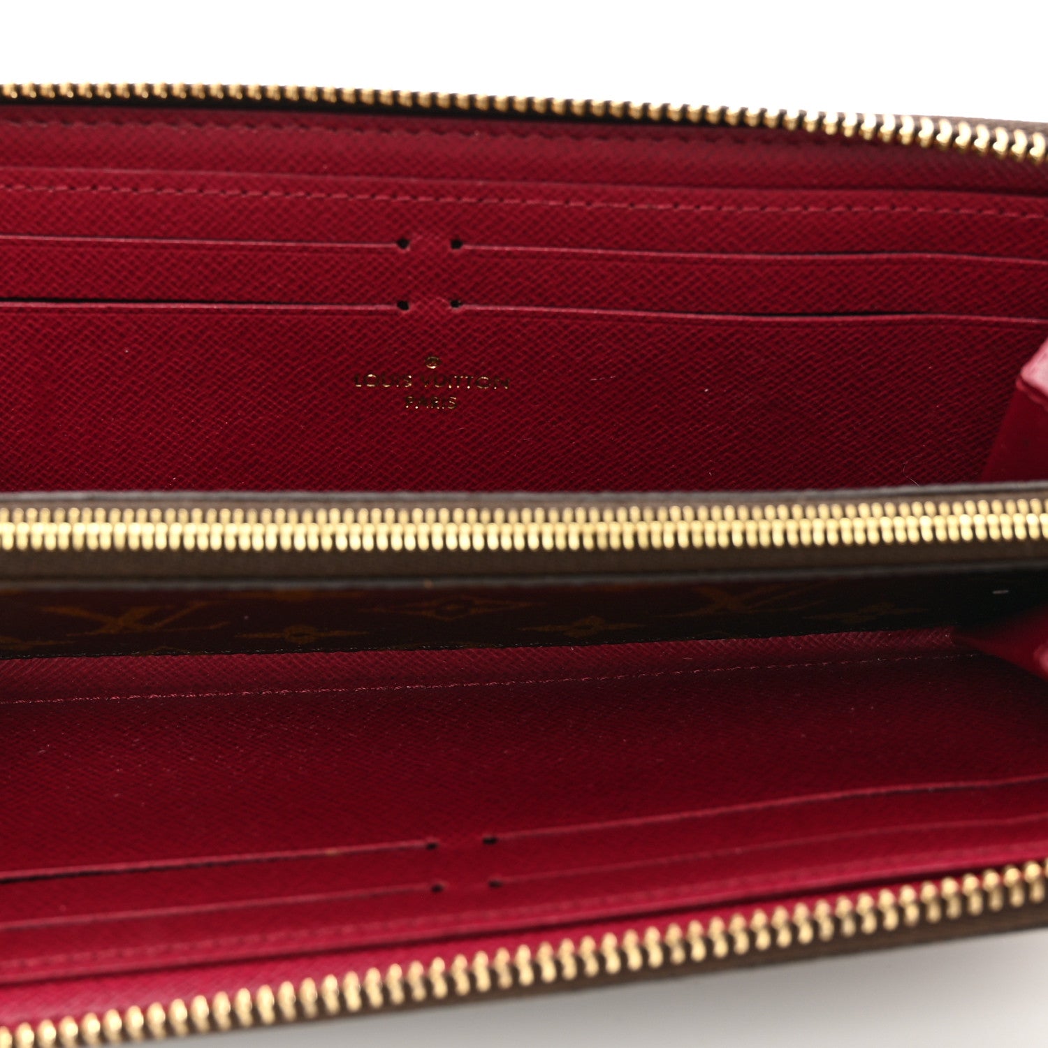 Louis Vuitton Monogram Clemence Wallet Fuchsia 5 of 7