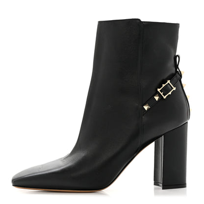 Valentino Garavani Nappa Rockstud 90mm Ankle Boots 41 Black 1 of 8