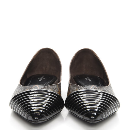 Louis Vuitton Monogram Inspired Ballerina Flats 37.5 3 of 9