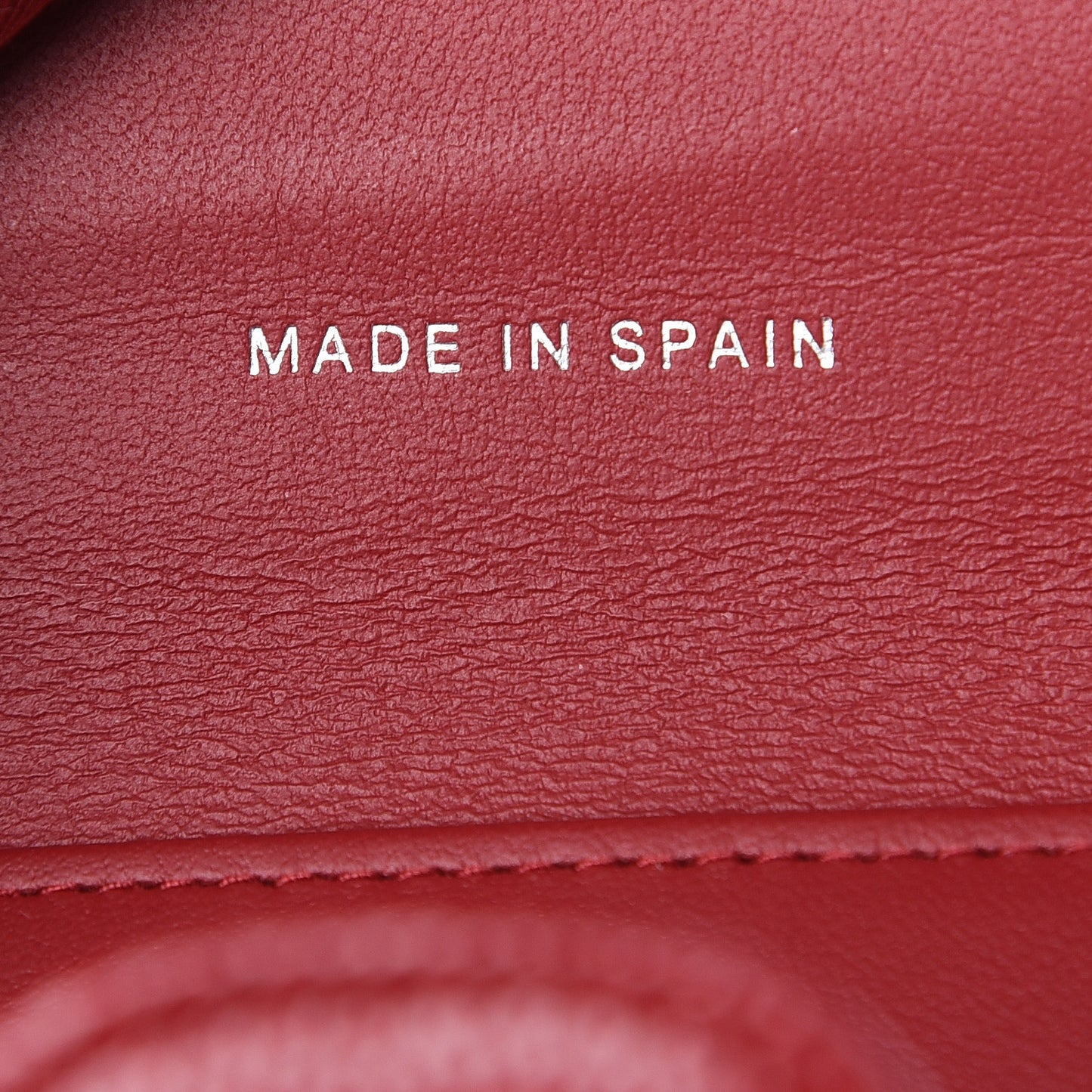 Caviar Quilted Compact Flap Wallet Dark Red