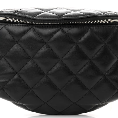 Chanel Calfskin Quilted Waist Belt Bag Black 8 of 15
