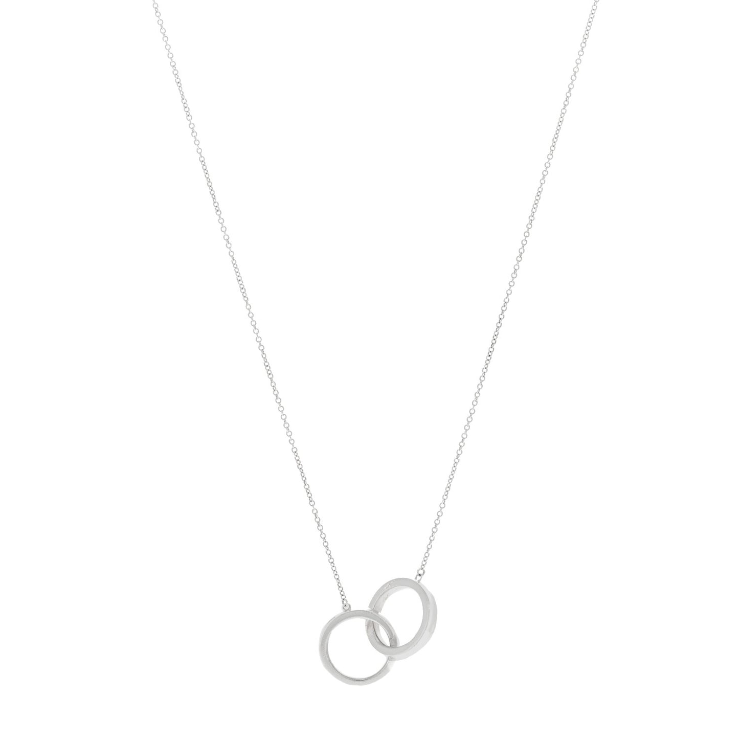 Sterling Silver 1837 Interlocking Circles Pendant Necklace