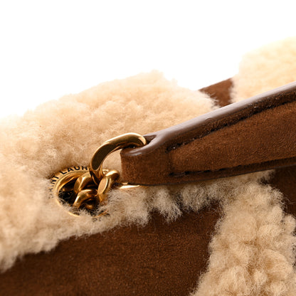 Saint Laurent Suede Shearling Patchwork Monogram Medium Jamie Brown Beige 11 of 11