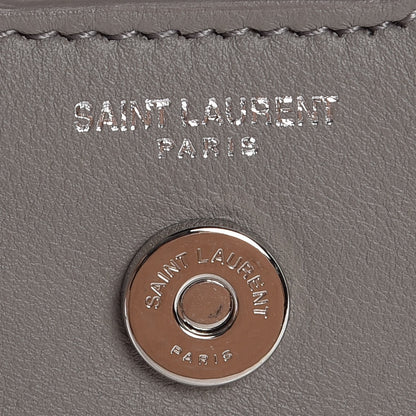 Saint Laurent Calfskin Monogram Toy Cabas Fog 6 of 8