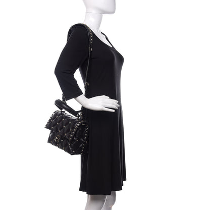 Valentino Garavani Nappa Medium Candystud Top Handle Bag Black 2 of 10