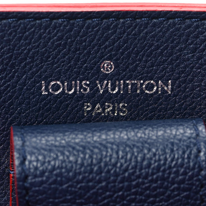 Louis Vuitton Soft Calfskin Braided Lockme Bucket Marine Rouge 6 of 7