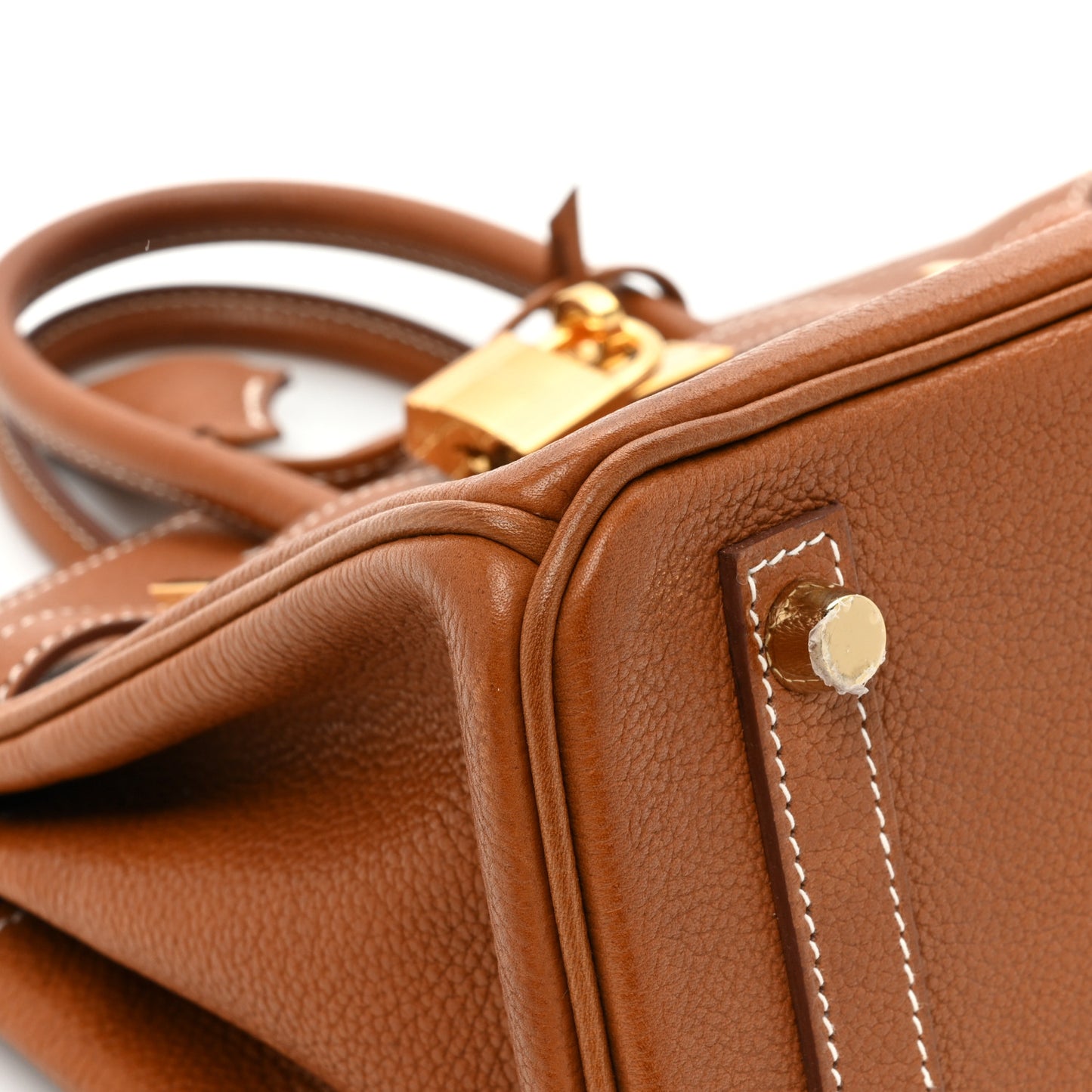 Natural Barenia Faubourg Birkin 25 Fauve
