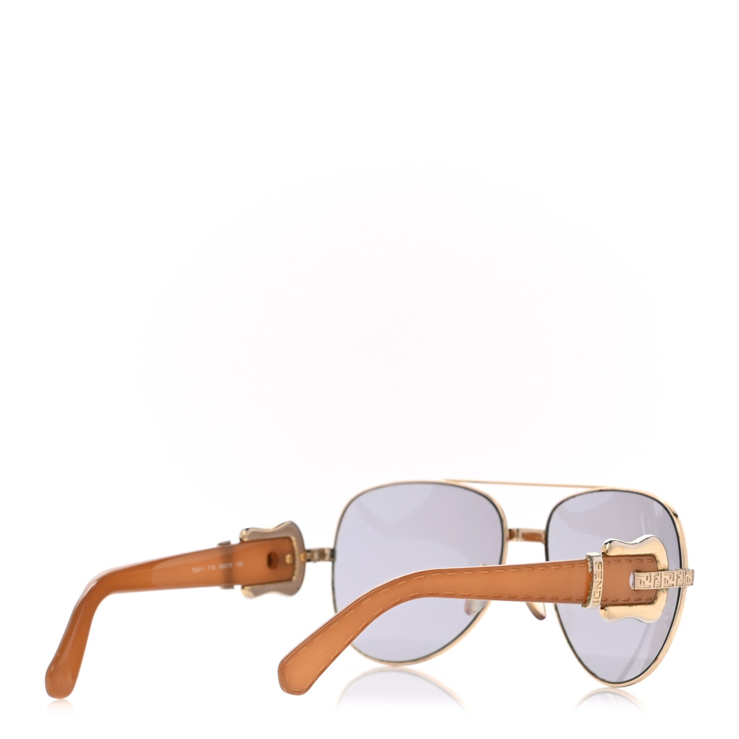 Buckle Aviator Sunglasses FS411 Gold
