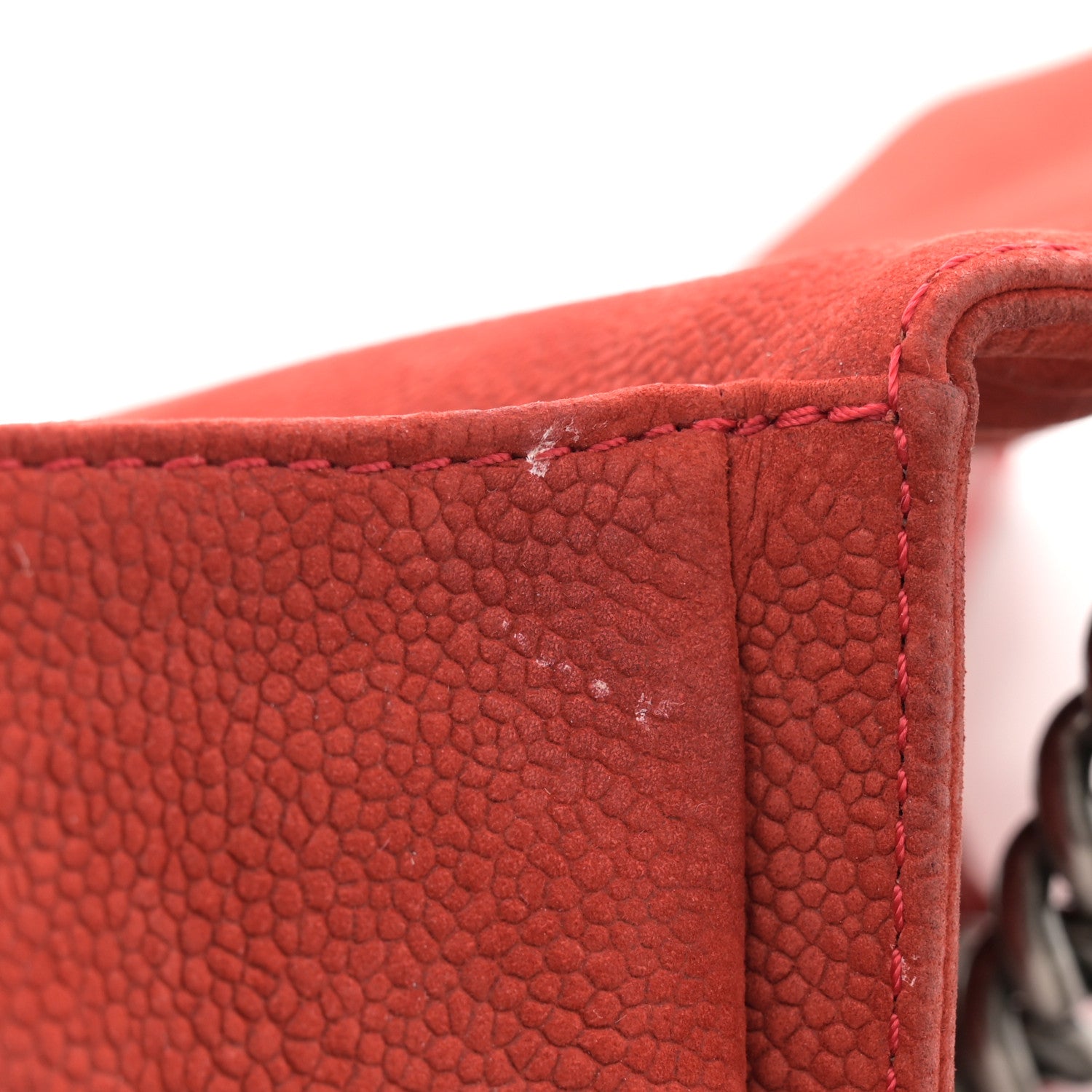 Chanel Iridescent Caviar Quilted Medium Boy Flap Red 12 of 17