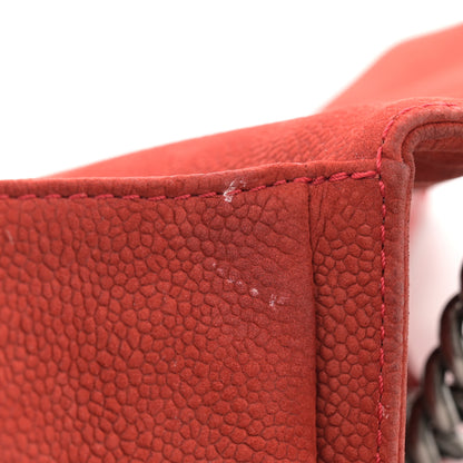 Chanel Iridescent Caviar Quilted Medium Boy Flap Red 12 of 17