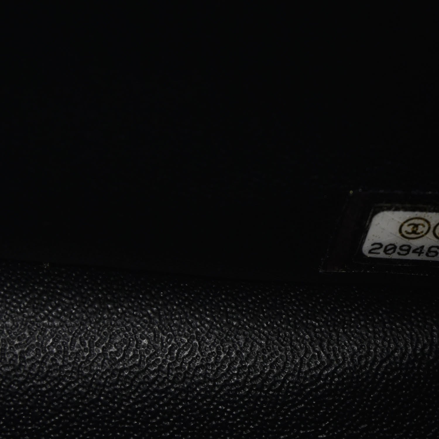 Chanel Lambskin Chevron Quilted Jumbo Double Flap So Black 7 of 8