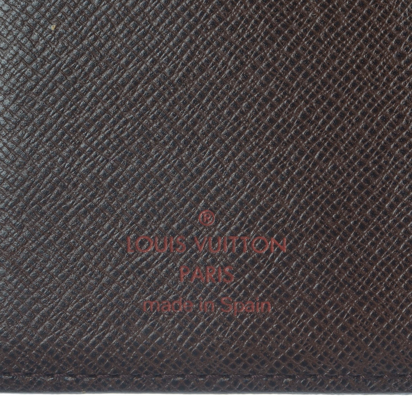 Damier Ebene Small Ring Agenda Cover