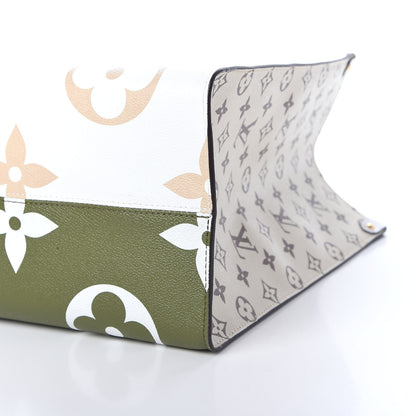 Louis Vuitton Monogram Giant Onthego GM Kaki Beige 9 of 9