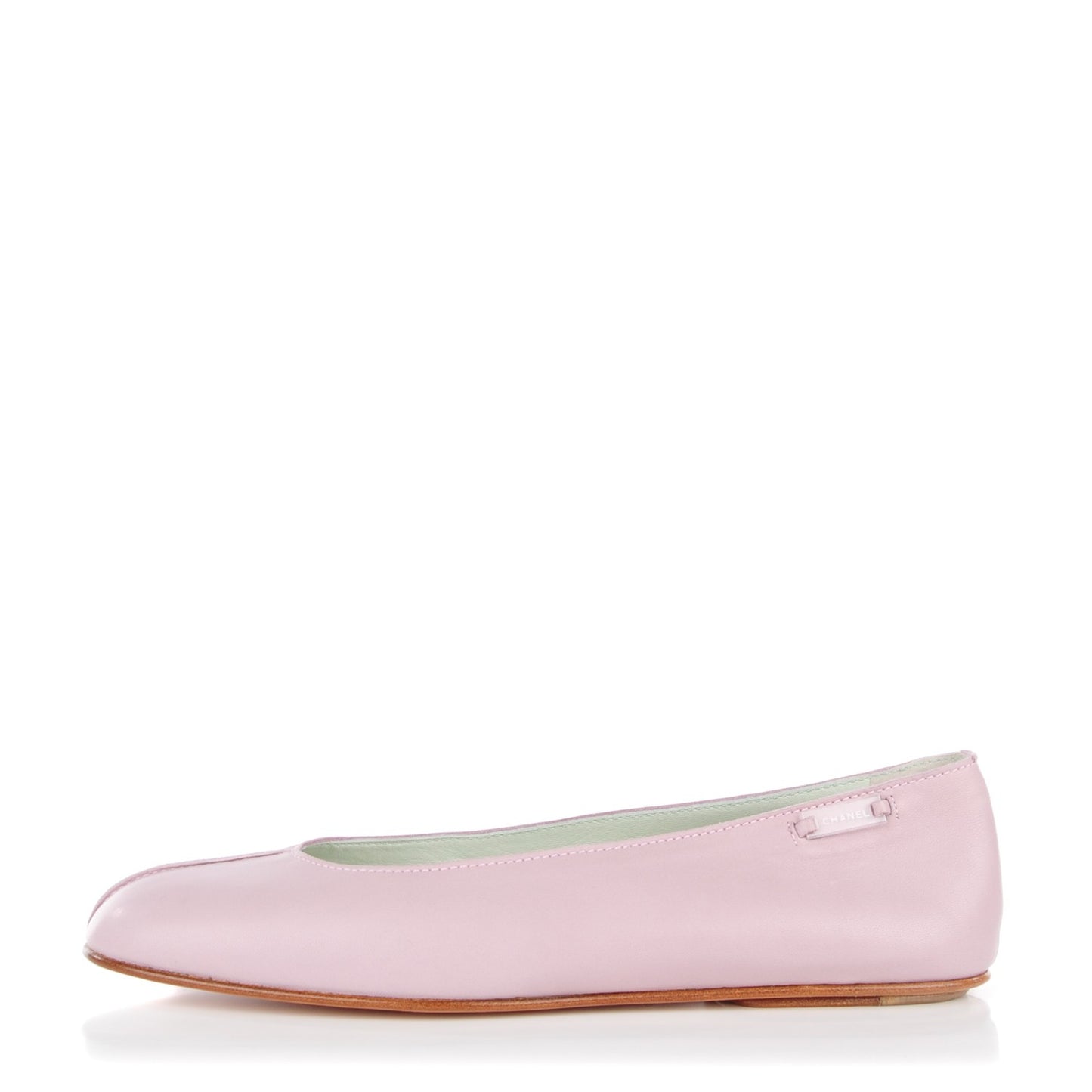 Lambskin Ballerina Flats 38 Pink