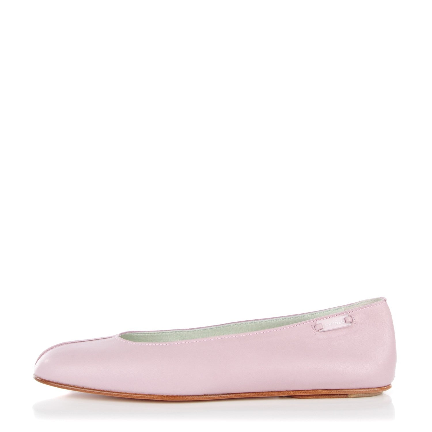 Chanel Lambskin Ballerina Flats 38 Pink 1 of 9