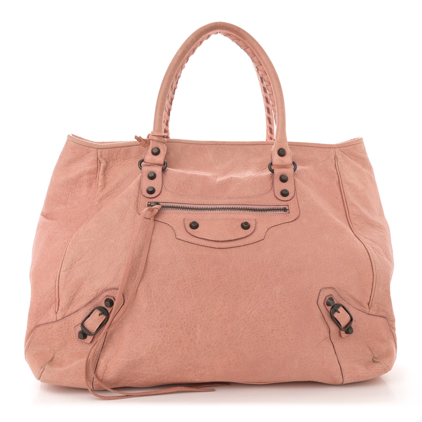 Agneau Classic Hardware S Sunday Tote Vieux Rose