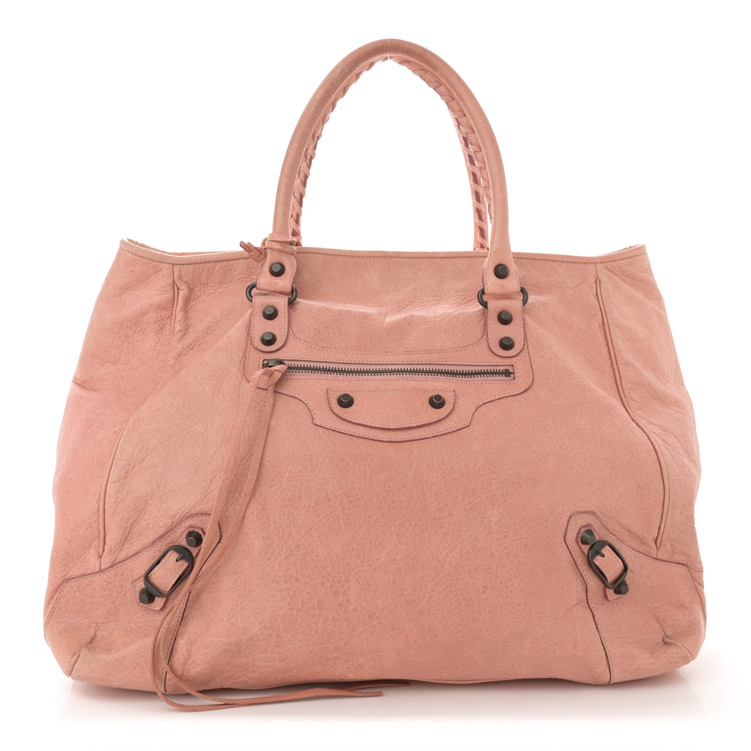 Balenciaga Agneau Classic Hardware S Sunday Tote Vieux Rose 1 of 17