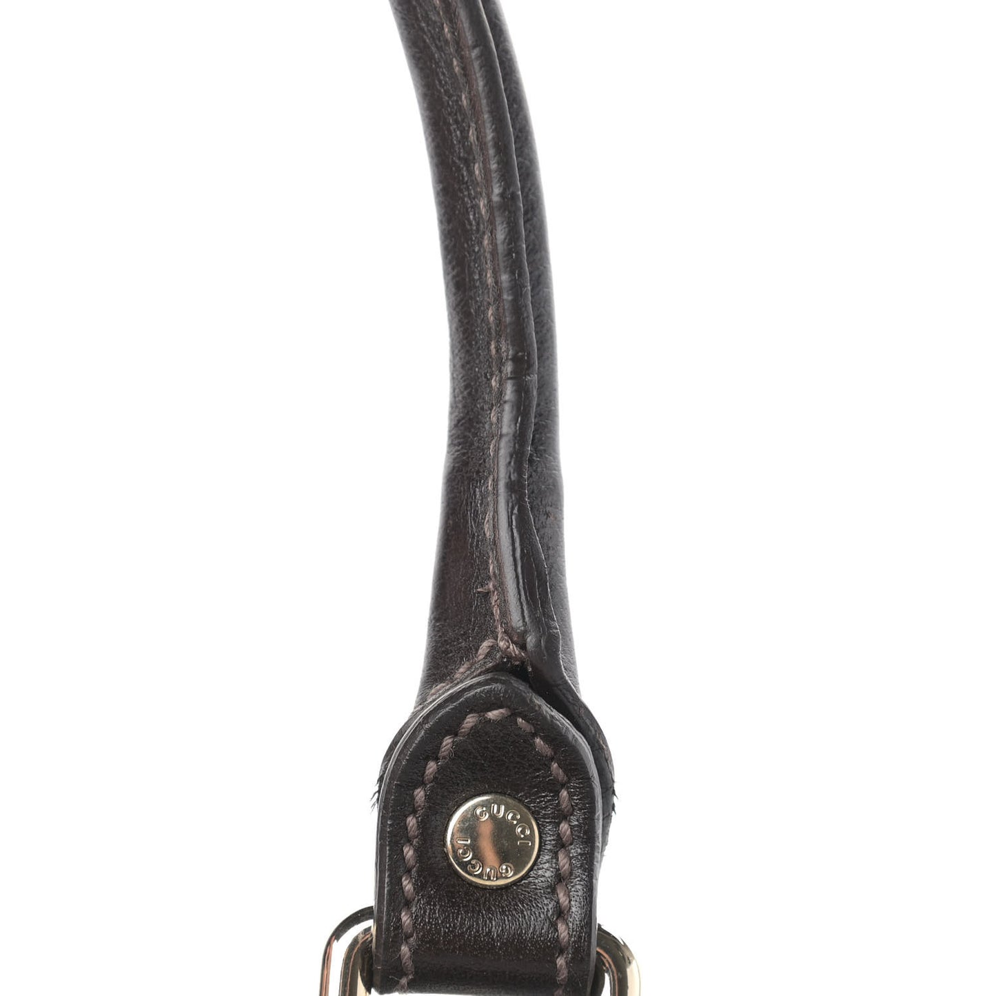 Guccissima Medium Carry On Duffle Dark Brown