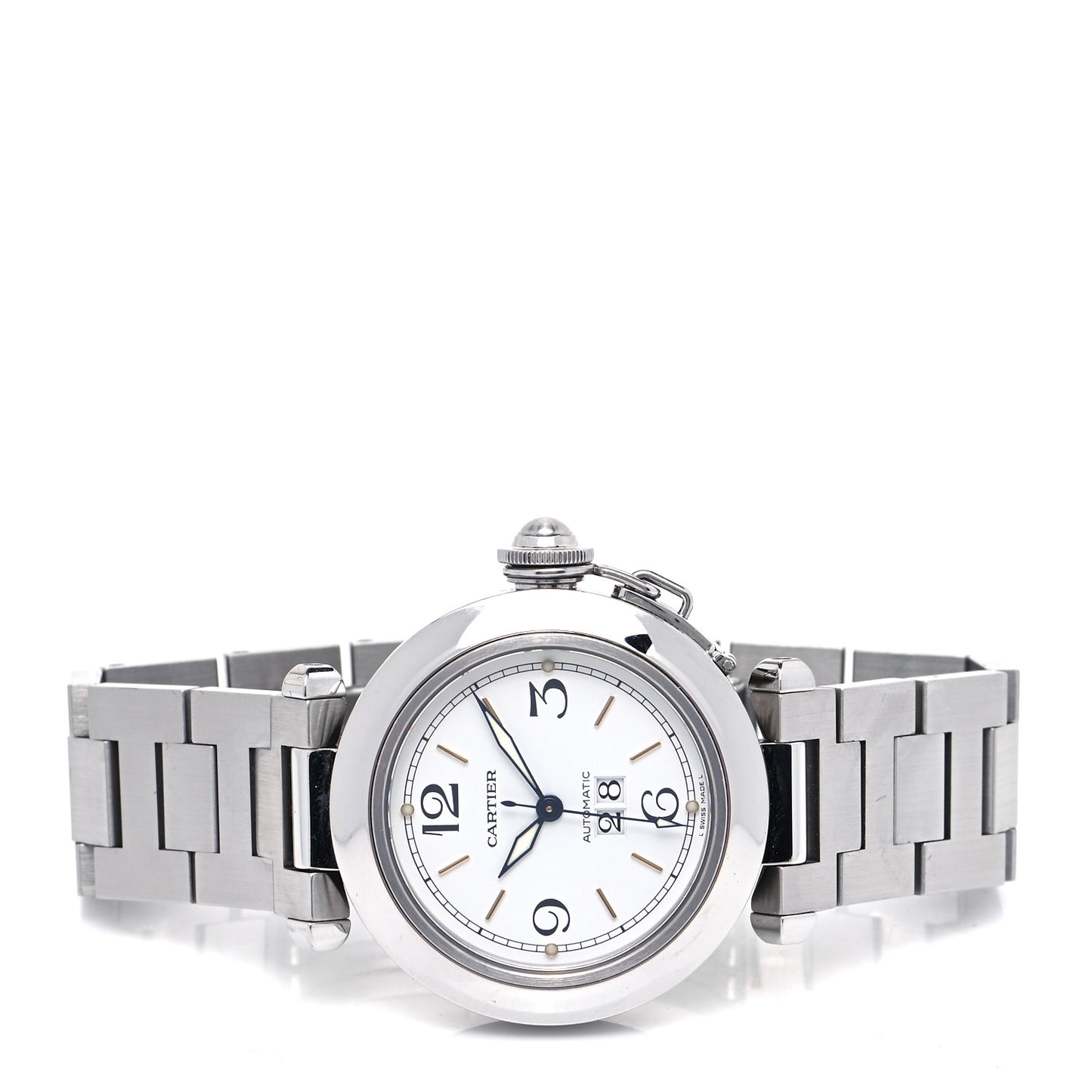 Stainless Steel 35mm Pasha C Big Date Automatic Watch