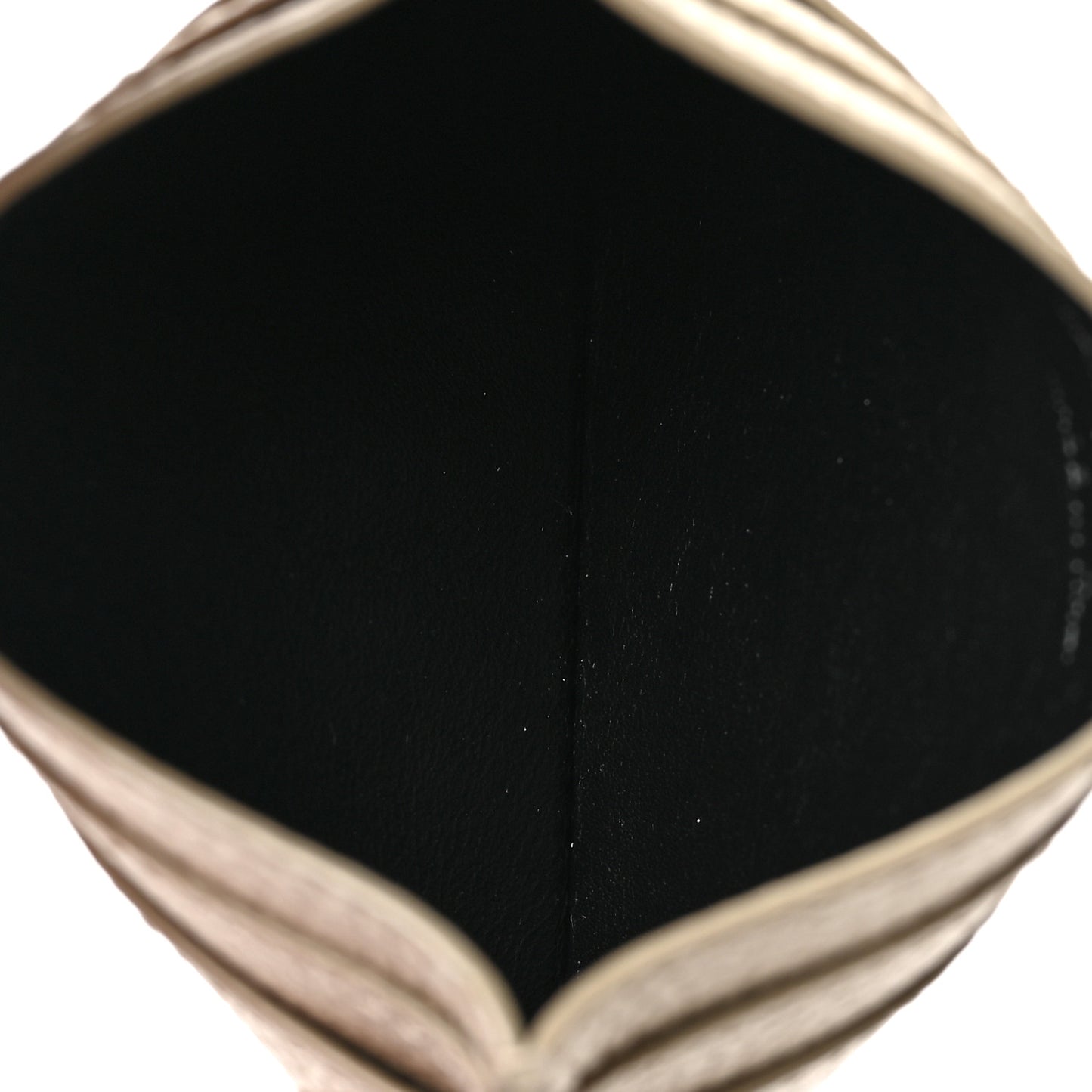 Calfskin Tiny Cassandre Credit Card Case Dark Beige