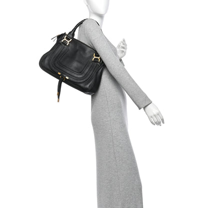 Chloe Calfskin Medium Marcie Satchel Black 3 of 21