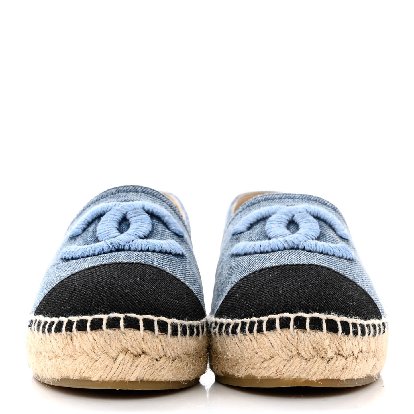 Denim CC Espadrilles 37 Blue Black