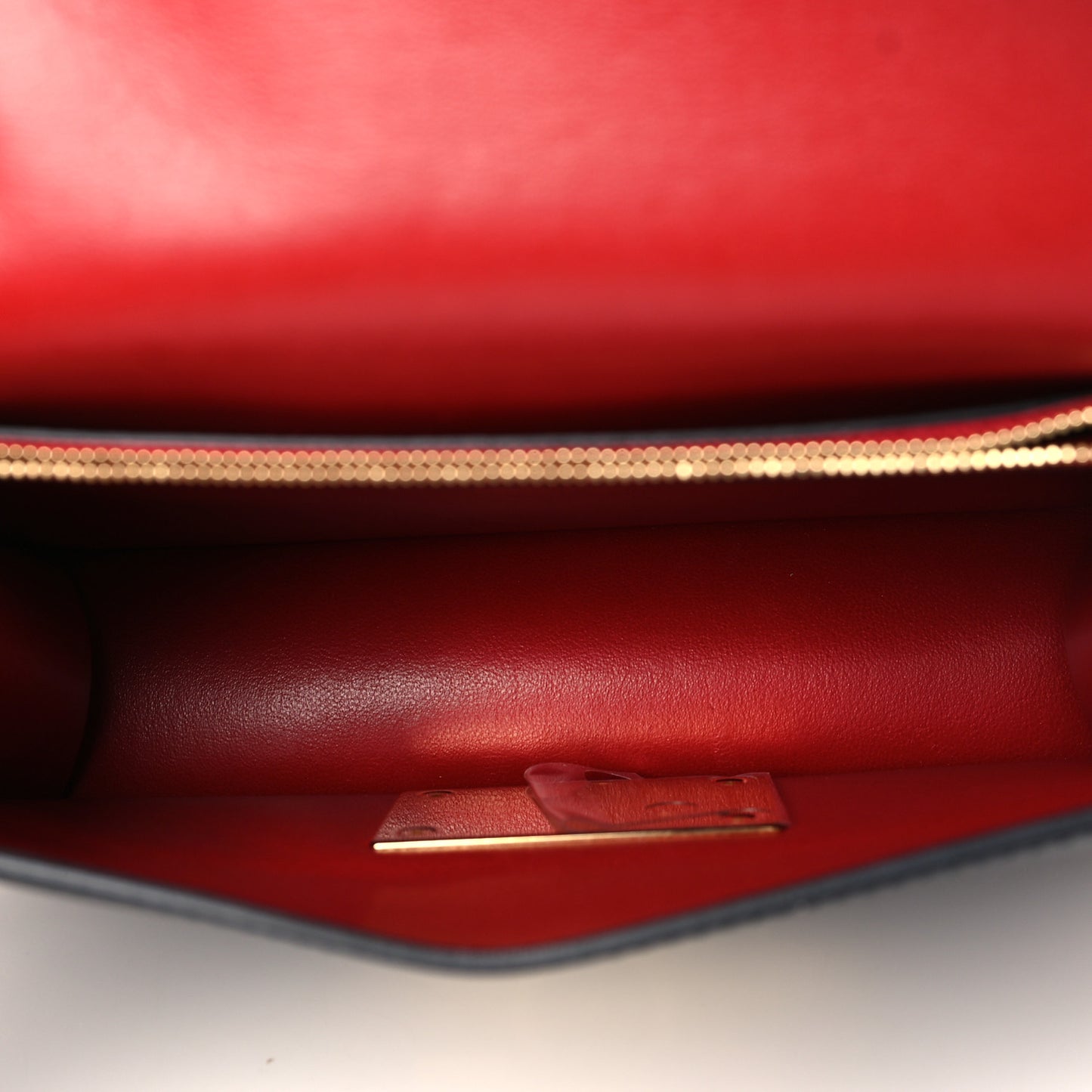Smooth Calfskin Studded Aileen Gancio Lock Shoulder Bag Black