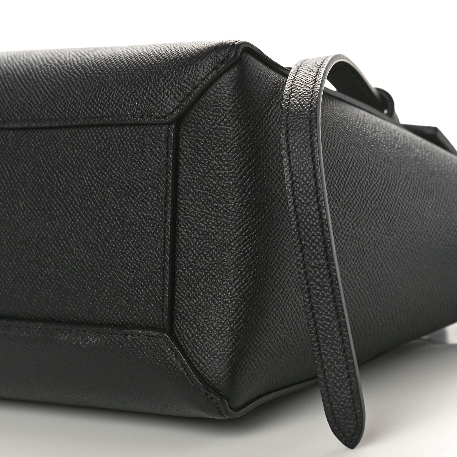 Celine Grained Calfskin Micro Belt Bag Black 7 of 7