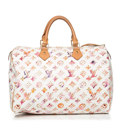 Louis Vuitton Watercolor Aquarelle Speedy 35 White 1 of 7
