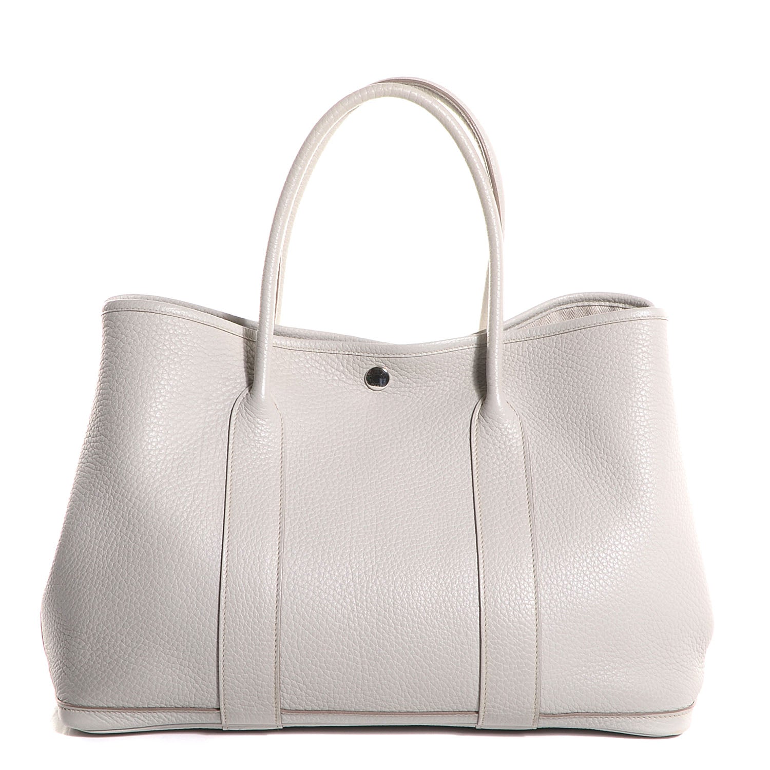 Hermes Fjord Garden Party Tote 36 MM Gris Perle 1 of 16
