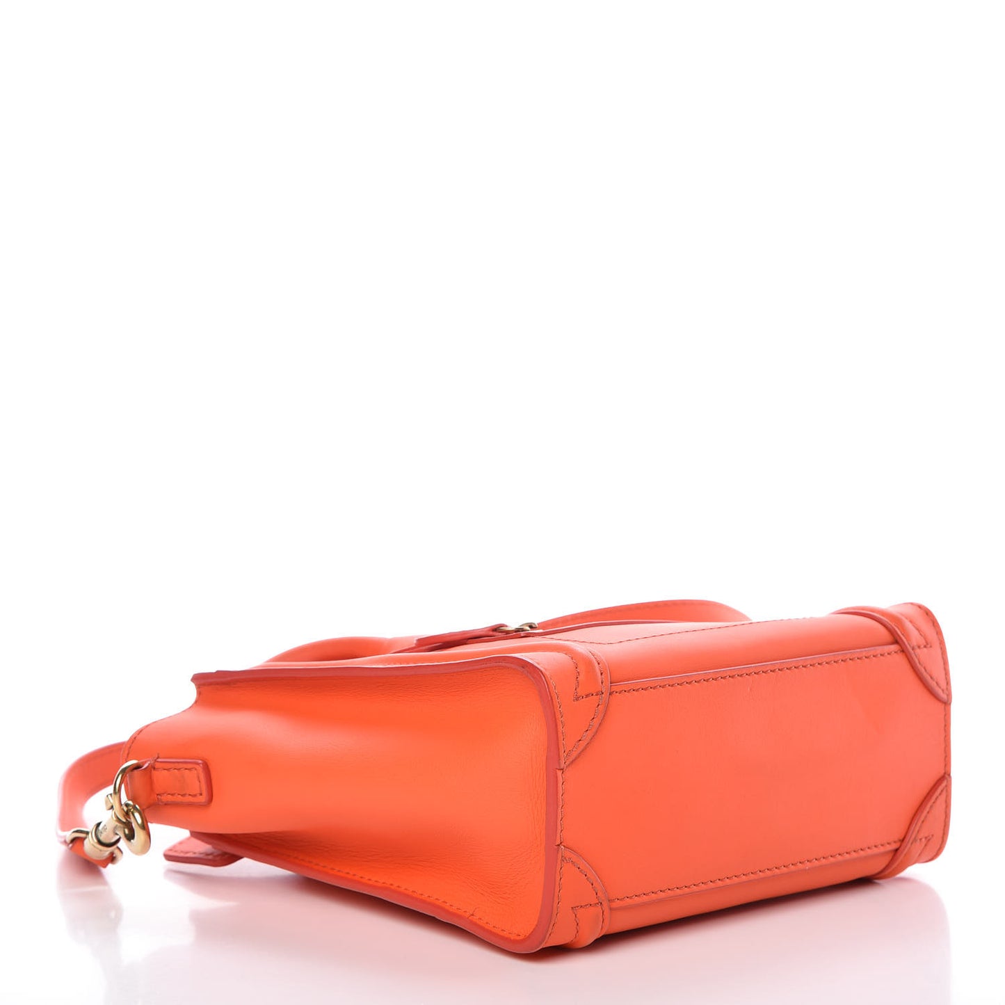 Smooth Calfskin Nano Luggage Fluo Orange