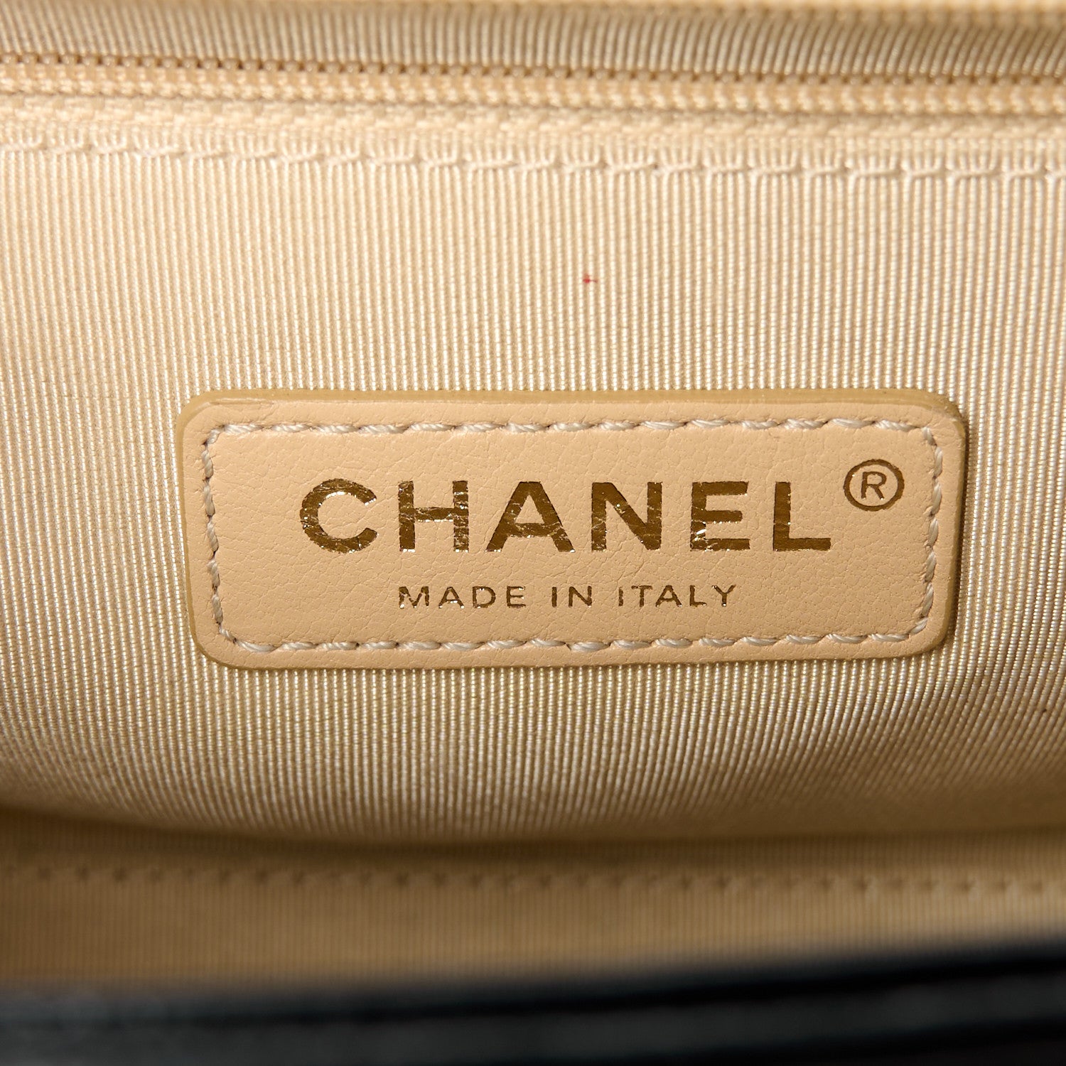 Chanel Grained Calfskin Quilted Medium Label Click Flap Bag Black 6 of 11