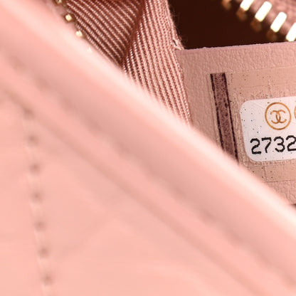 Chanel Aged Calfskin Quilted Small Gabrielle Hobo Light Pink 7 of 11