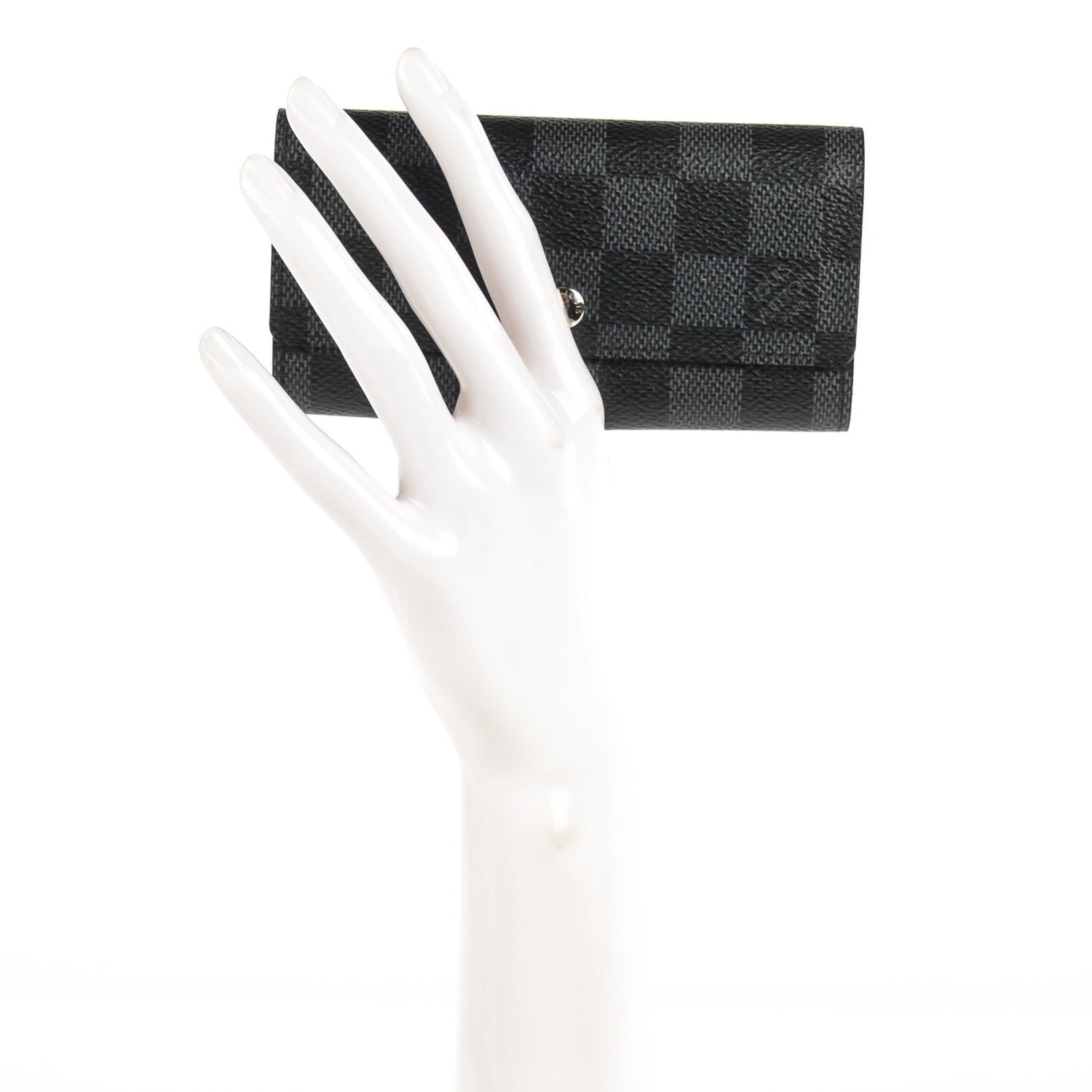 Louis Vuitton Damier Graphite Car Key Holder 2 of 8