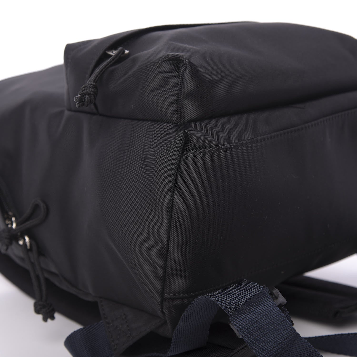 Balenciaga Sport Nylon Logo Embroidered S Wheel Backpack Black White 5 of 8