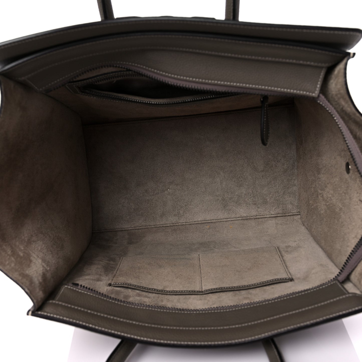 Drummed Calfskin Mini Luggage Souris