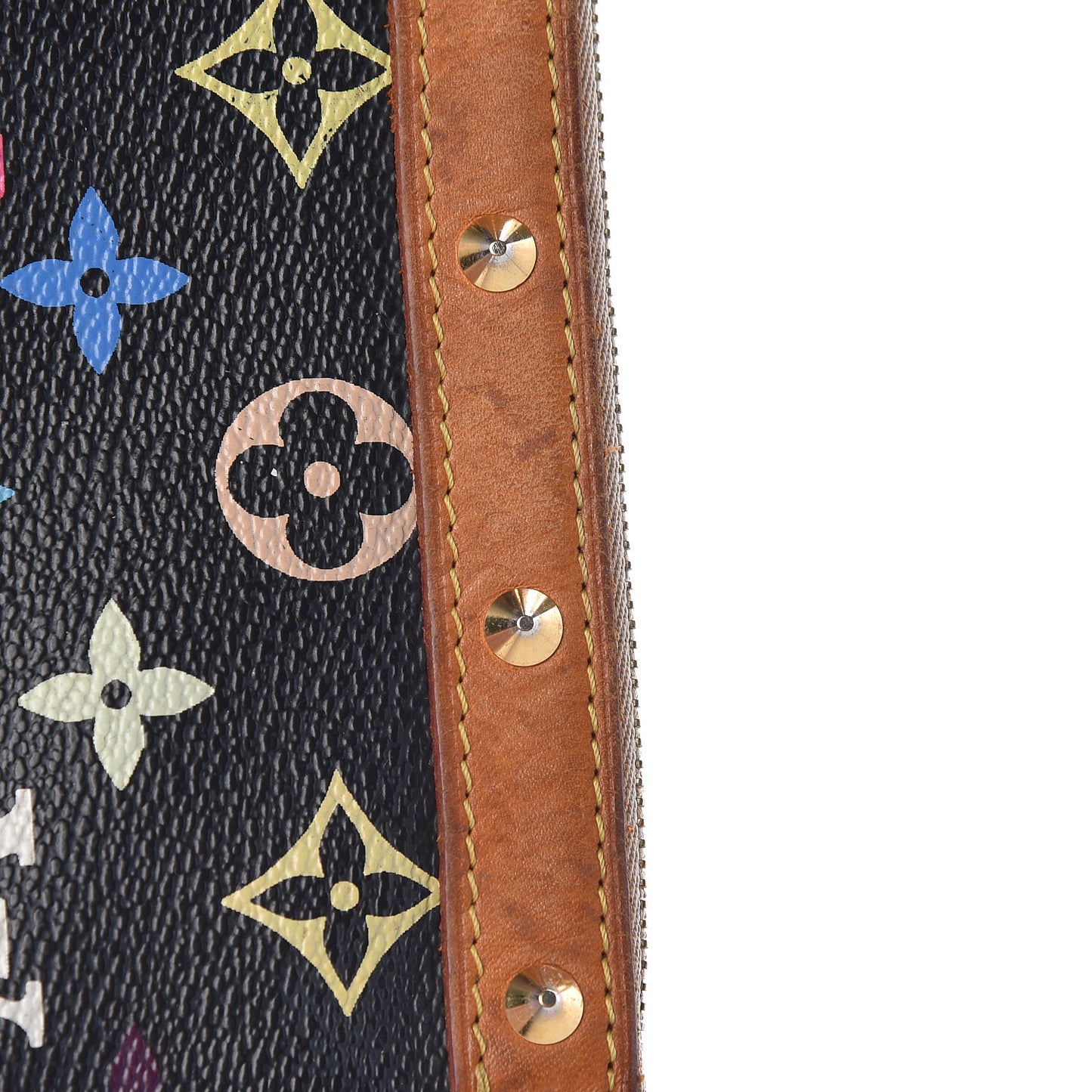 Monogram Multicolor Pochette Accessories Black