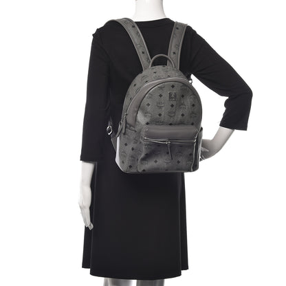 MCM Visetos Small Stark Backpack Phantom Grey 2 of 10