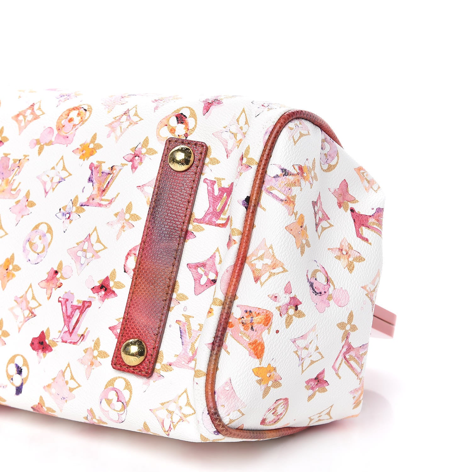 Louis Vuitton Watercolor Aquarelle Frame Speedy White 9 of 9