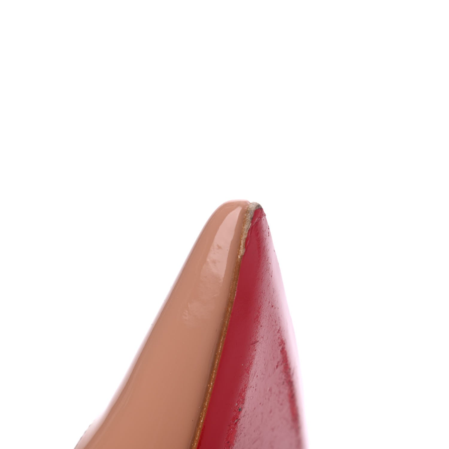 Christian Louboutin Patent Kate Sling 85 Pumps 38.5 Nude 14 of 23