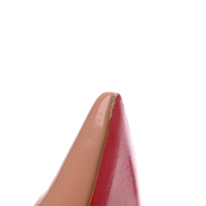 Christian Louboutin Patent Kate Sling 85 Pumps 38.5 Nude 14 of 23
