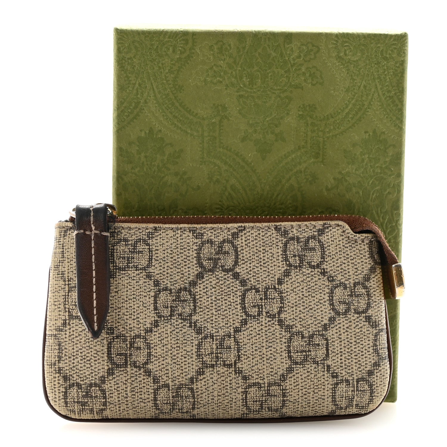 Gucci GG Supreme Monogram Key Case Brown 8 of 8